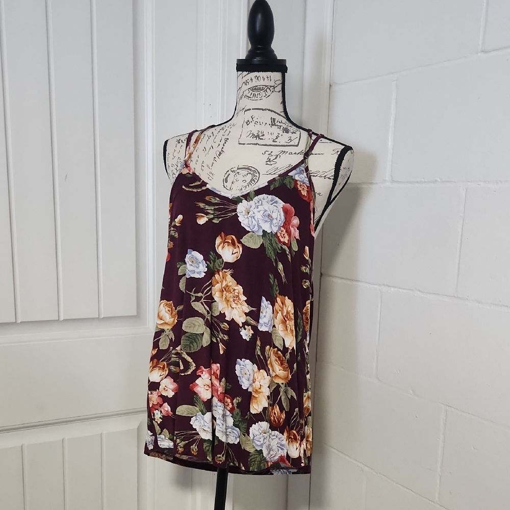 NWT Papermoon Floral Tapestry Print Tank Top Size XL